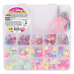 Kit pulseira no estojo plastico              cx:048