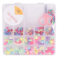 Kit pulseira no estojo plastico              cx:048