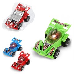 Carro puxa corda c/luz 15cm