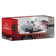 Carro formula 1:18 friccao com som e luz