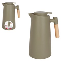 Garrafa termica 1l alca madeira nude         cx:012