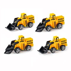 Colecao construcao 4pcs pull back            cx:024