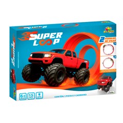 Pista looping 2em1 com carrinho