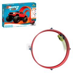 Pista looping 2em1 com carrinho