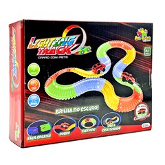 Pista flexivel brilha no escuro 120pcs       cx:012