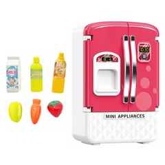 Geladeira c/som e luz e acessorios 13x9x20cm cx:006