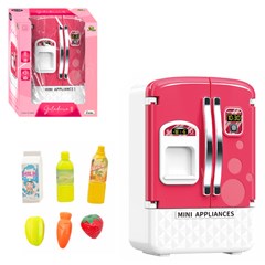 Geladeira c/som e luz e acessorios 13x9x20cm cx:006