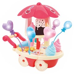 Carrinho de sorvete 14pcs 18x15cm            cx:024