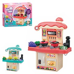 Mini cozinha infantil com acessorios         cx:00006
