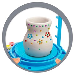 Maquina criando ceramica c/12 acessorios