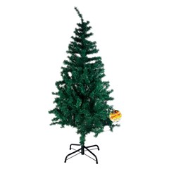 Arvore verde led elegance 150cm 350galhos 150leds b/f bivolt  cx:001