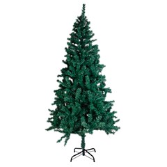 Arvore verde led elegance 240cm 1200galhos 300leds b/f bivolt 8f   cx:001