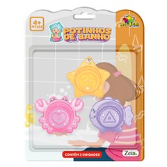 Brinquedo de banho baby potinho c/3pcs       cx:024