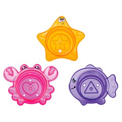 Brinquedo de banho baby potinho c/3pcs       cx:024