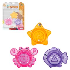 Brinquedo de banho baby potinho c/3pcs       cx:024