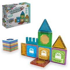 Jogo formas magneticas 20pcs                 cx:024