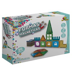 Jogo formas magneticas 30pcs                 cx:024