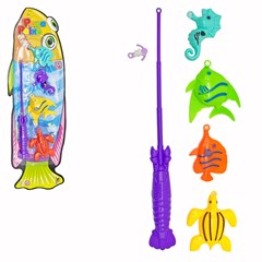 Varinha pega peixe c/4 peixes                cx:00048