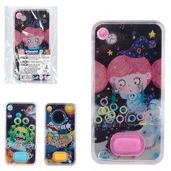 Jogo water game mundo espacial transparente 10x15cm