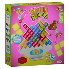 Jogo torre encaixe/equilibre 32pcs grande    cx:012