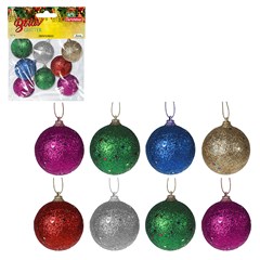 Bola saq glitter 4cm 8pcs                    cx:096