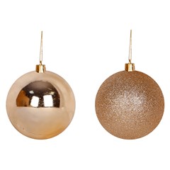 Bola saq lisa 7cm 2pcs champanhe             cx:024