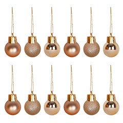 Bola tb lisa 2,5cm 12pcs champanhe           cx:048