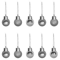 Bola tb lisa 3cm 10pcs prata                 cx:048