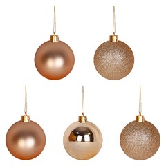 Bola tb lisa 6cm 5pcs champanhe              cx:024