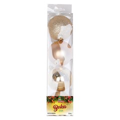 Bola tb lisa 7cm 4pcs champanhe              cx:024