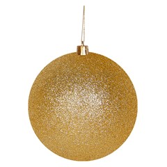 Bola tb lisa 10cm 1pc dourada                cx:018