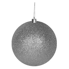 Bola tb lisa 10cm 1pc prata                  cx:018