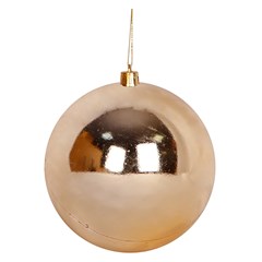 Bola tb lisa 12cm 1pc champanhe              cx:012