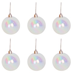 Bola tb perolada 6cm 6pcs                    cx:024