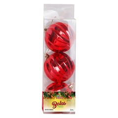 Bola tb twist 8cm 3pcs vermleho              cx:036