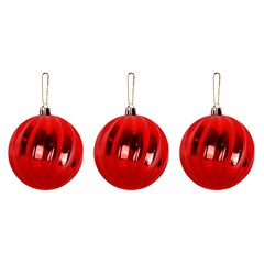 Bola tb twist 8cm 3pcs vermleho              cx:036