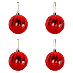 Bola tb twist 7cm 4pcs vermelho              cx:036