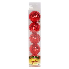 Bola tb twist 6cm 5pcs vermelho              cx:036