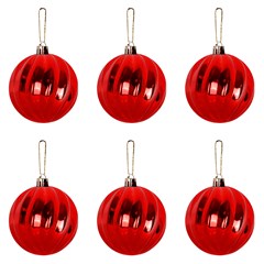 Bola tb twist 5cm 6pcs vermelho              cx:036