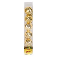 Bola tb twist 5cm 6pcs dourado               cx:036