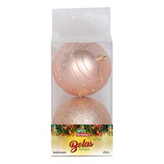 Bola tb imperial 10cm 2pcs champanhe               cx:024