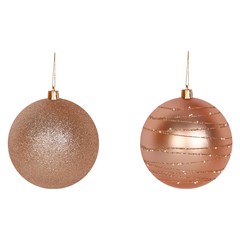 Bola tb imperial 10cm 2pcs champanhe               cx:024