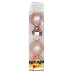 Bola tb imperial 8cm 4pcs champanhe          cx:024