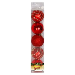 Bola tb imperial 7cm 5pcs vermelha             cx:024