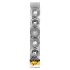 Bola tb imperial 6cm 6pcs prata                cx:024