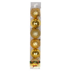 Bola tb imperial 6cm 6pcs dourada                cx:024
