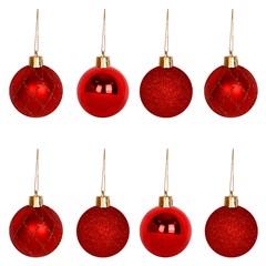 Bola tb luxxor 5cm 8pcs vermelho         cx:024