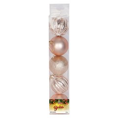 Bola tb luminous 7cm 5pcs champanhe        cx:024