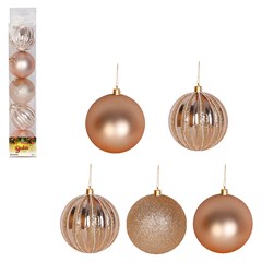 Bola tb luminous 7cm 5pcs champanhe        cx:024
