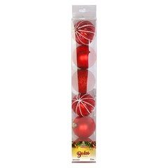 Bola tb luminous 6cm 6pcs vermelha          cx:024